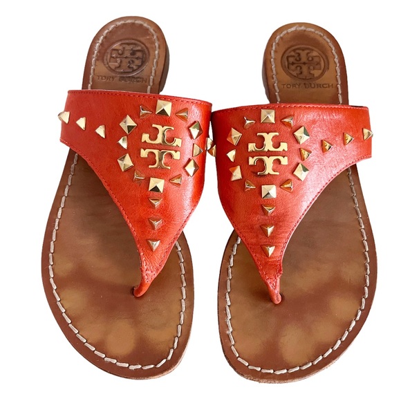 Tory Burch Shoes - Tory Burch Studded Sandals Flip Flops